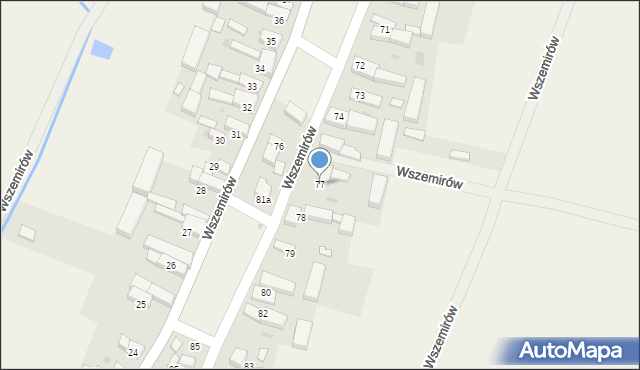 Wszemirów, Wszemirów, 77, mapa Wszemirów