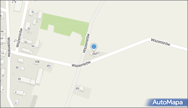 Wszemirów, Wszemirów, 94d, mapa Wszemirów