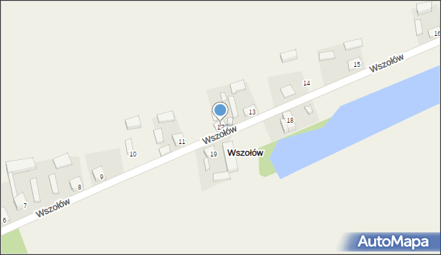 Wszołów, Wszołów, 12, mapa Wszołów