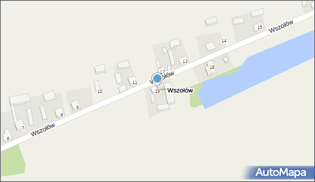 Wszołów, Wszołów, 19, mapa Wszołów