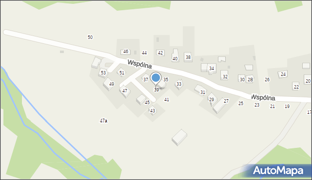 Zakliczyn, Wspólna, 39, mapa Zakliczyn