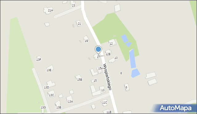 Aleksandrów Kujawski, Wyspiańskiego Stanisława, 17, mapa Aleksandrów Kujawski