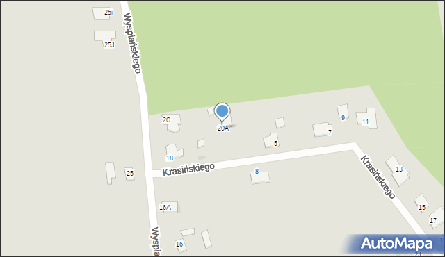 Aleksandrów Kujawski, Wyspiańskiego Stanisława, 20A, mapa Aleksandrów Kujawski