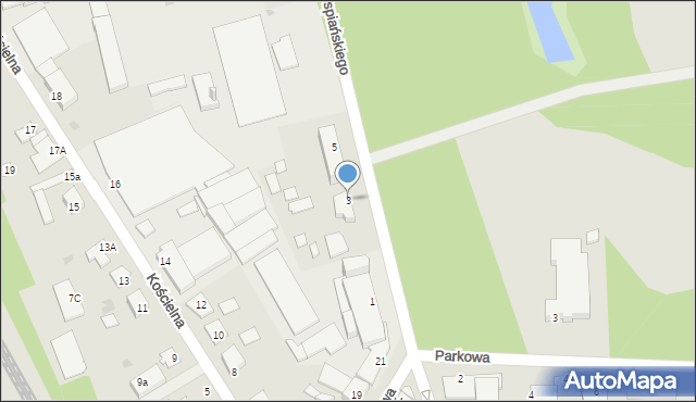 Aleksandrów Kujawski, Wyspiańskiego Stanisława, 3, mapa Aleksandrów Kujawski