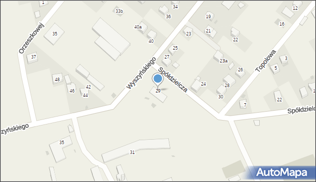 Babice, Wyszyńskiego Stefana, ks. kard., 29, mapa Babice