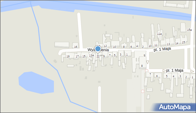 Barcin, Wyzwolenia, 11, mapa Barcin