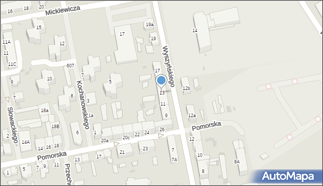 Białogard, Wyszyńskiego Stefana, ks. kard., 13, mapa Białogard