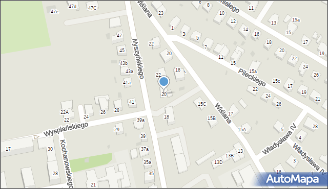 Białogard, Wyszyńskiego Stefana, ks. kard., 20, mapa Białogard