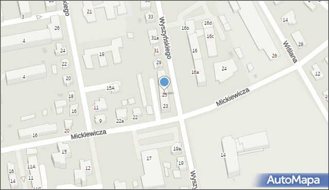 Białogard, Wyszyńskiego Stefana, ks. kard., 25, mapa Białogard