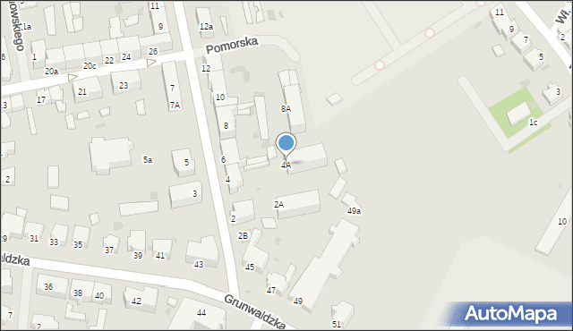 Białogard, Wyszyńskiego Stefana, ks. kard., 4A, mapa Białogard