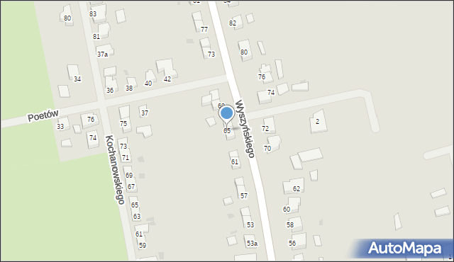 Białogard, Wyszyńskiego Stefana, ks. kard., 65, mapa Białogard