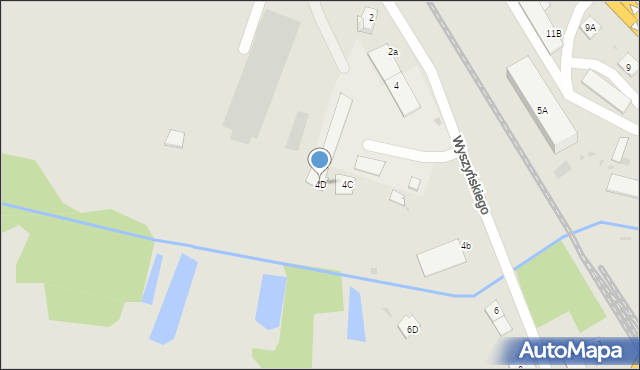 Bielsk Podlaski, Wyszyńskiego Stefana, ks. kard., 4D, mapa Bielsk Podlaski