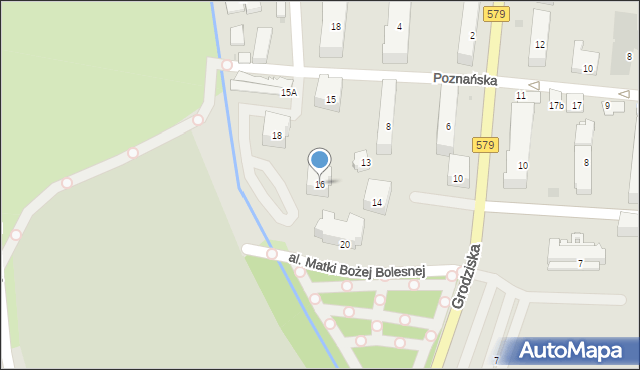 Błonie, Wyszyńskiego Stefana, ks. kard., 16, mapa Błonie