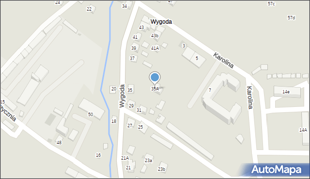 Bochnia, Wygoda, 35A, mapa Bochni