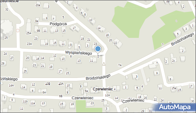 Bochnia, Wyspiańskiego Stanisława, 2, mapa Bochni