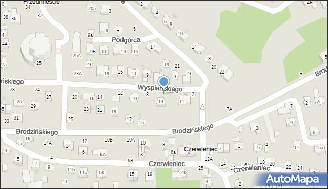 Bochnia, Wyspiańskiego Stanisława, 6, mapa Bochni