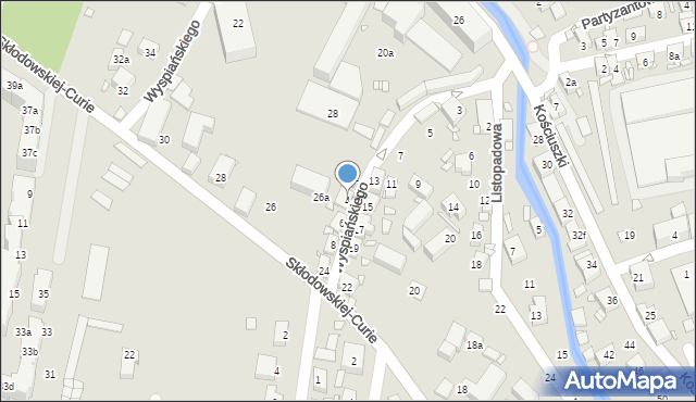 Bogatynia, Wyspiańskiego Stanisława, 4, mapa Bogatynia