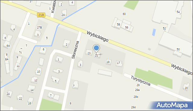 Bojano, Wybickiego Józefa, gen., 21, mapa Bojano