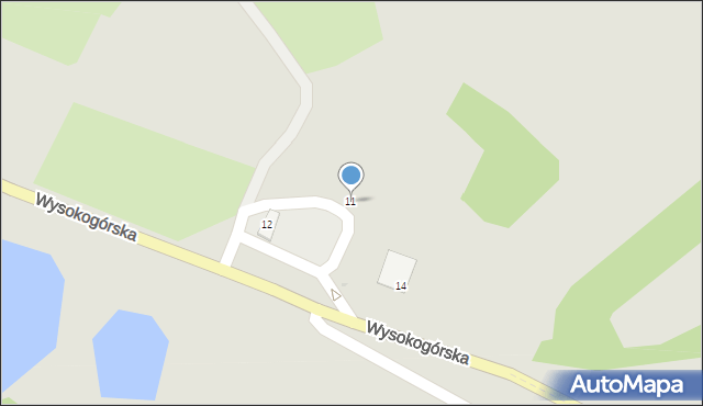 Bolków, Wysokogórska, 11, mapa Bolków