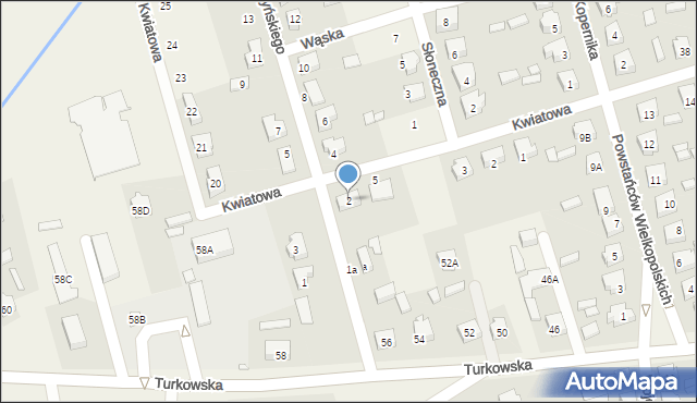 Brudzew, Wyszyńskiego Stefana, ks. kard., 2, mapa Brudzew