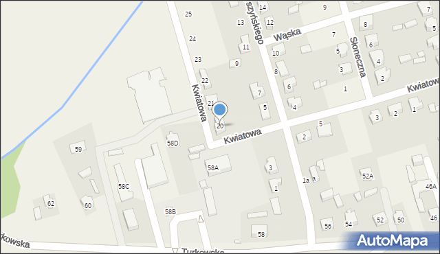 Brudzew, Wyszyńskiego Stefana, ks. kard., 20, mapa Brudzew