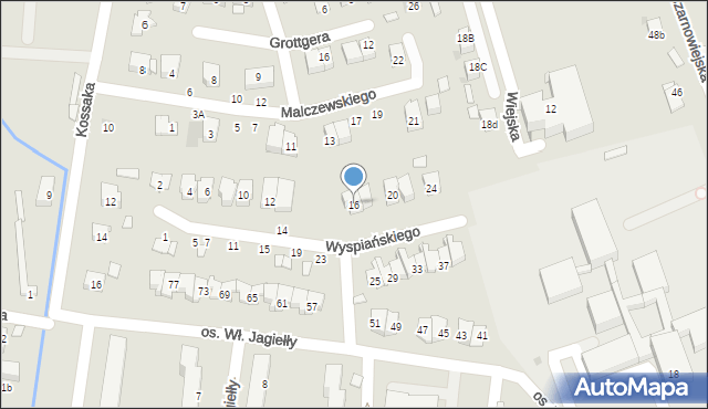 Brzesko, Wyspiańskiego Stanisława, 16, mapa Brzesko