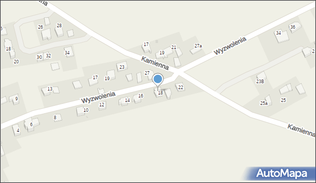 Brzeźce, Wyzwolenia, 20, mapa Brzeźce