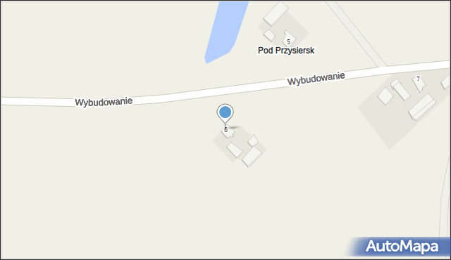 Bukowiec, Wybudowanie, 6, mapa Bukowiec