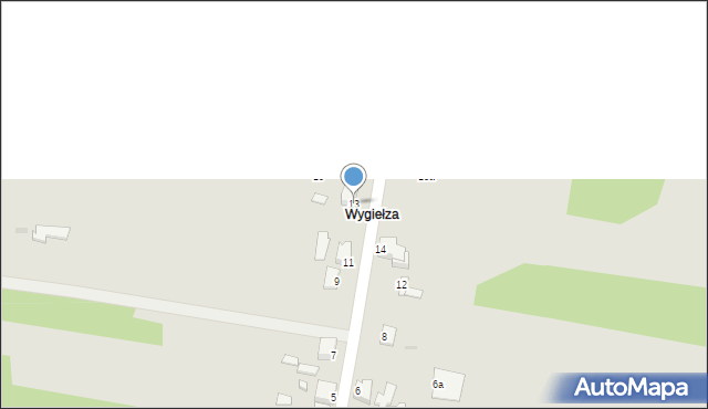 Bukowno, Wygiełza, 13, mapa Bukowno