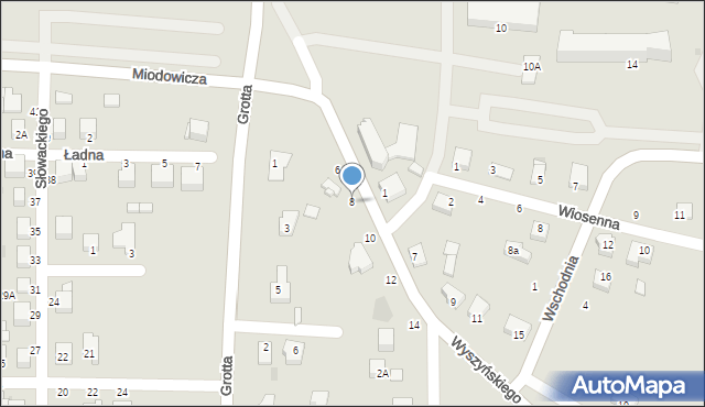 Busko-Zdrój, Wyszyńskiego Stefana, ks. kard., 8, mapa Busko-Zdrój