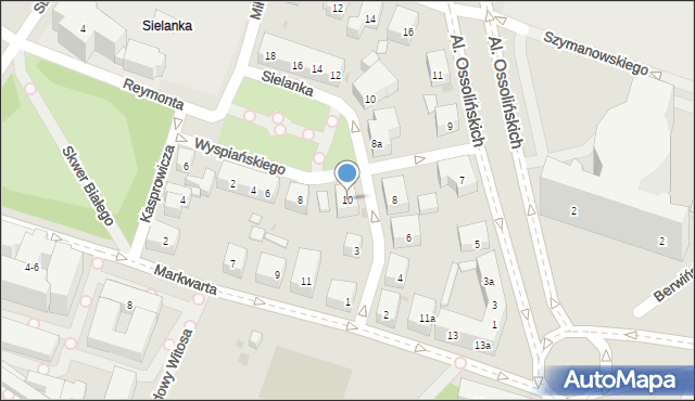 Bydgoszcz, Wyspiańskiego Stanisława, 10, mapa Bydgoszczy