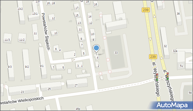 Bydgoszcz, Wybickiego Józefa, gen., 4a, mapa Bydgoszczy