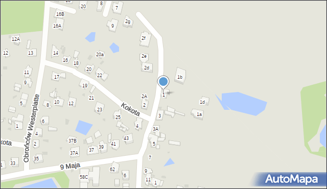 Bytom, Wyszyńskiego Stefana, ks. prym. kard., 1, mapa Bytomia