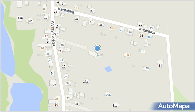 Bytom, Wyszyńskiego Stefana, ks. prym. kard., 19C, mapa Bytomia
