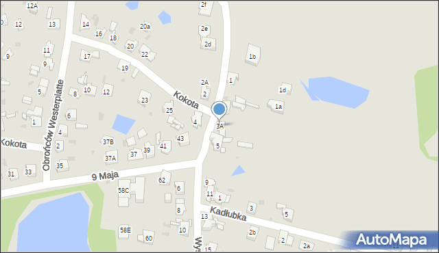 Bytom, Wyszyńskiego Stefana, ks. prym. kard., 3A, mapa Bytomia