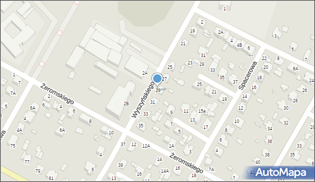 Chełm, Wyszyńskiego Stefana, ks. prym. kard., 29, mapa Chełma