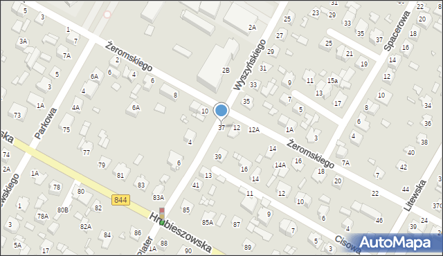 Chełm, Wyszyńskiego Stefana, ks. prym. kard., 37, mapa Chełma