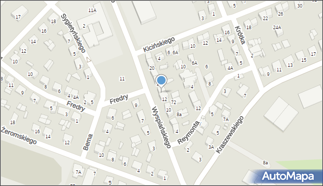 Ciechanów, Wyspiańskiego Stanisława, 14, mapa Ciechanów