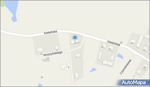 Czeczewo, Wyszyńskiego Stefana, ks. kard., 2, mapa Czeczewo