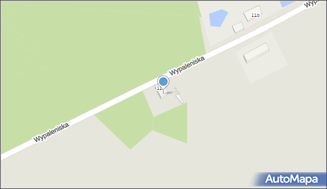 Dąbrowa Górnicza, Wypaleniska, 11a, mapa Dąbrowa Górnicza