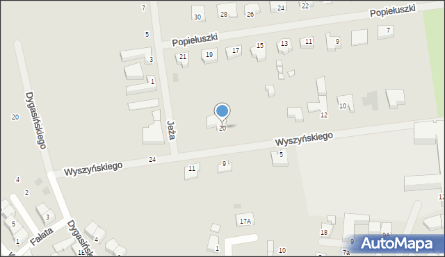 Darłowo, Wyszyńskiego Stefana, ks. kard., 20, mapa Darłowo