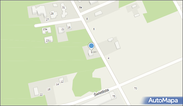 Długa Szlachecka, Wyszyńskiego Stefana, ks. prym. kard., 7, mapa Długa Szlachecka