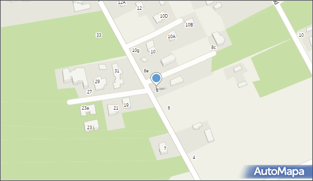 Długa Szlachecka, Wyszyńskiego Stefana, ks. prym. kard., 8, mapa Długa Szlachecka