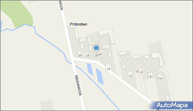 Długosiodło, Wyszyńskiego Stefana, ks. kard., 14, mapa Długosiodło