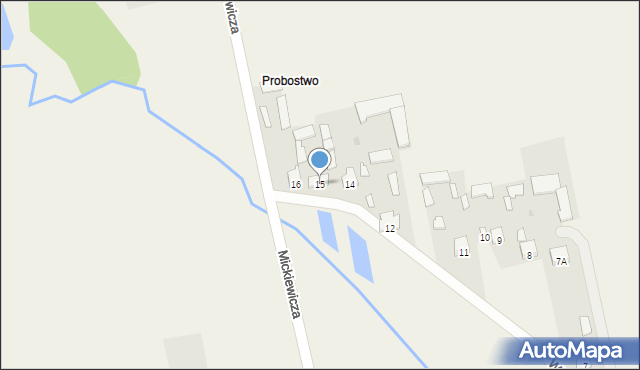 Długosiodło, Wyszyńskiego Stefana, ks. kard., 15, mapa Długosiodło