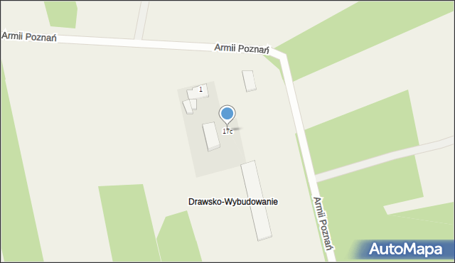 Drawsko, Wybudowanie, 17c, mapa Drawsko