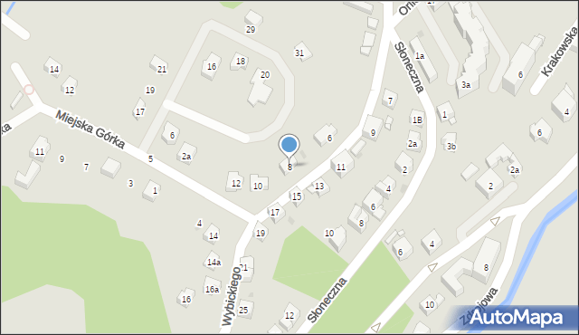 Duszniki-Zdrój, Wybickiego Józefa, gen., 8, mapa Duszniki-Zdrój