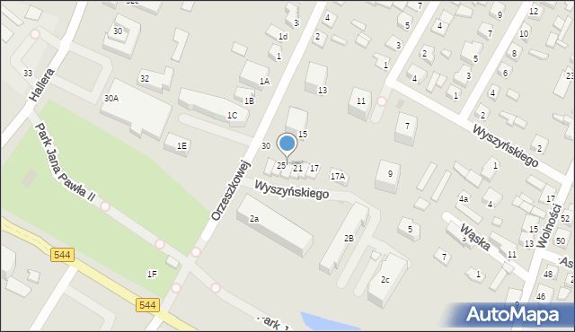 Działdowo, Wyszyńskiego Stefana, ks. kard., 23, mapa Działdowo