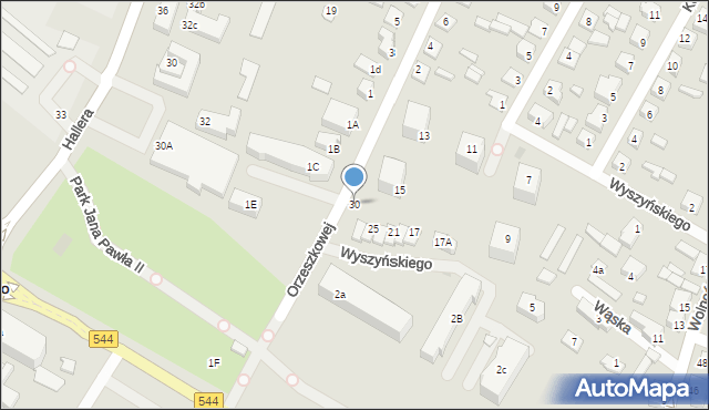 Działdowo, Wyszyńskiego Stefana, ks. kard., 30, mapa Działdowo