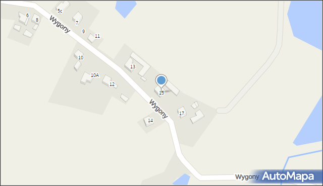 Dzimierz, Wygony, 15, mapa Dzimierz